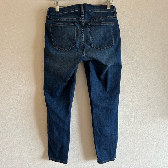 J.Crew Maternity Toothpick Elastic Waist Jeans Women's 29 Skinny Blue - Picture 4 of 9